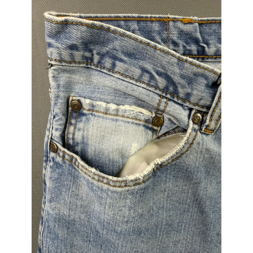 Canyon River Blues Jeans Mens Light Wash Relaxed Fit Denim‎ 35x32